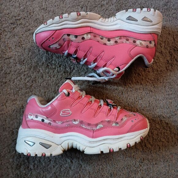 Skechers Line Friends Energy-Animated Outlook Pink Sneakers 13424 Sz 6 PRE-OWNED - Picture 1 of 6